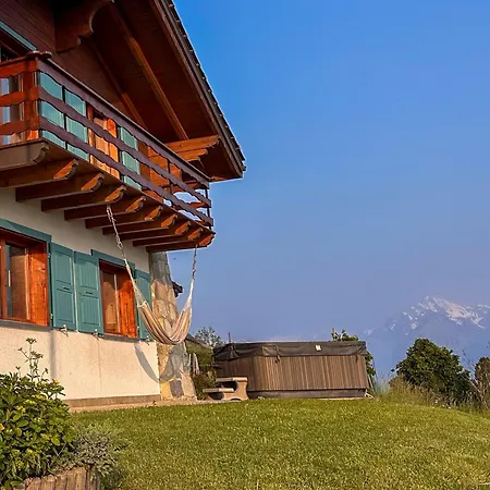 L'aiglon Valais - Vue, Confort, Jacuzzi * Grône