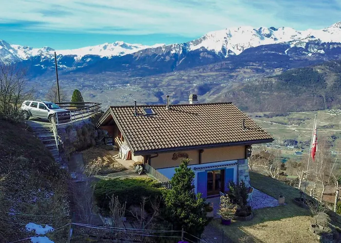 L'aiglon Valais - Vue, Confort, Jacuzzi Chalé *