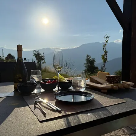 L'aiglon Valais - Vue, Confort, Jacuzzi Chalet